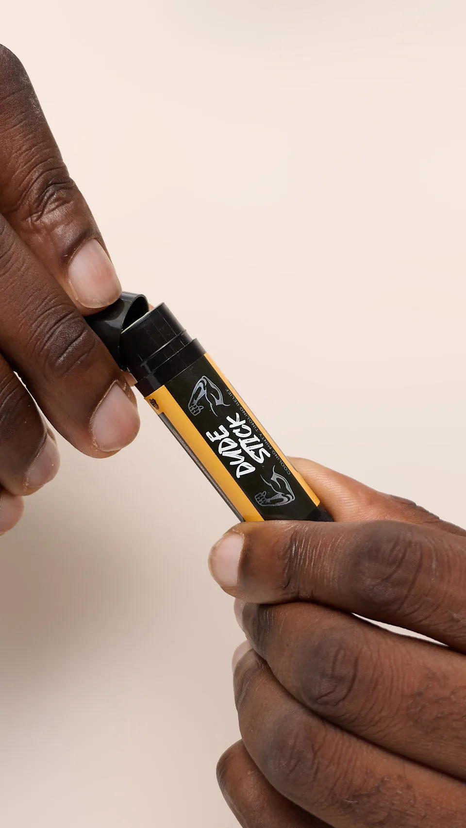 Natural Beeswax Dude Stick Men's Lip Balm
