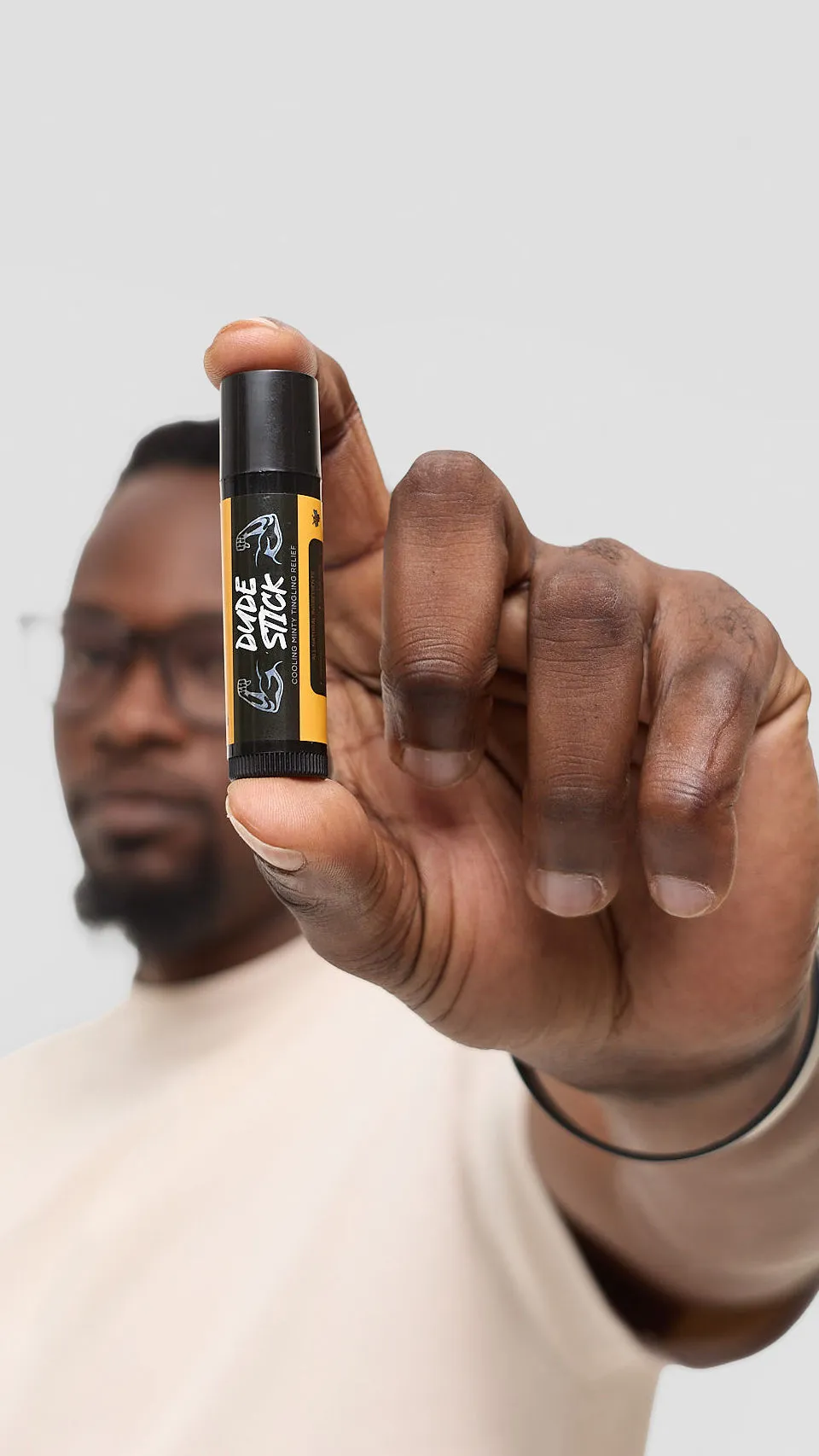 Natural Beeswax Dude Stick Men's Lip Balm
