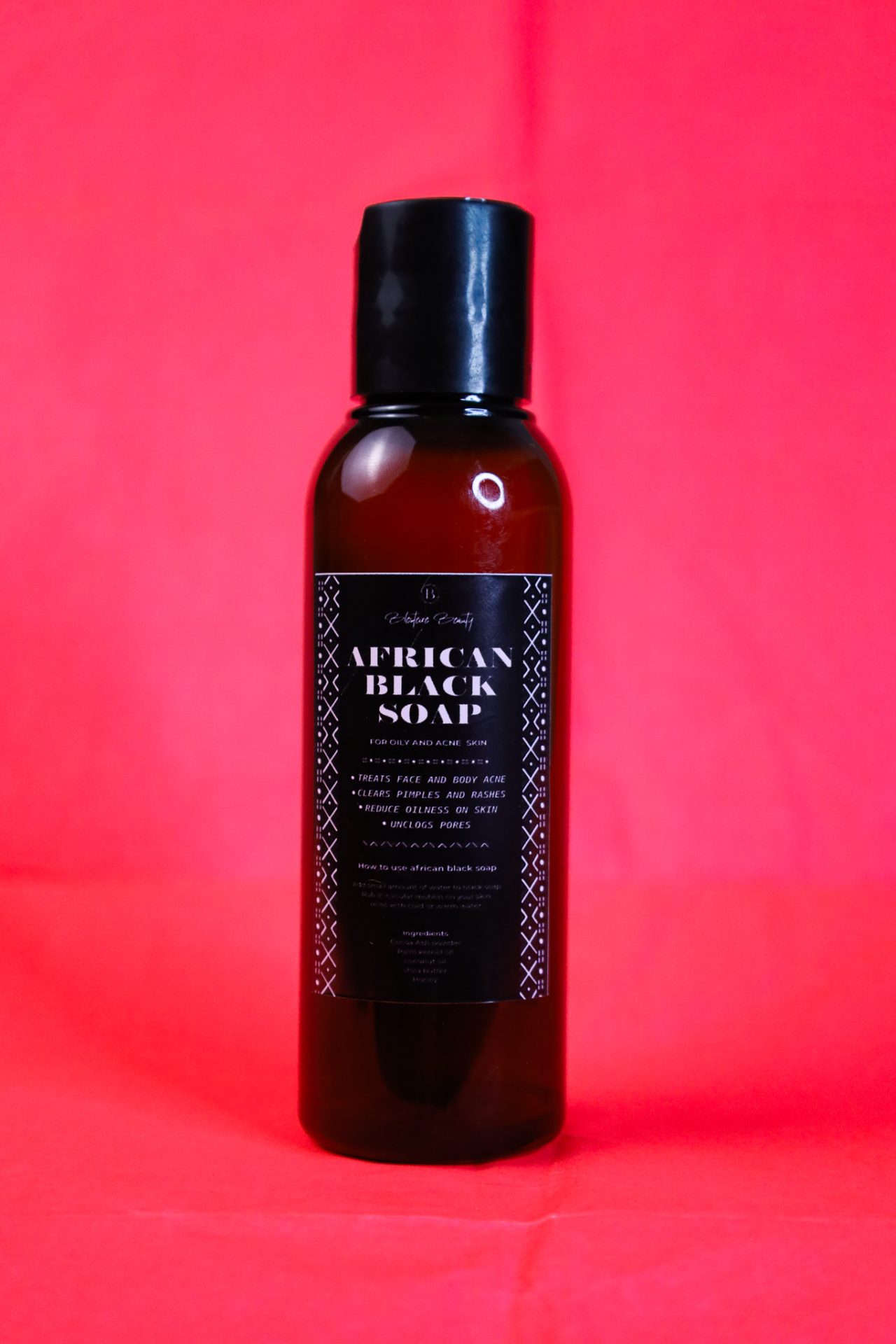 Liquid African Black soap